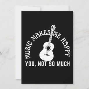 MUZIEK MAKT ME GELUKKIG, JIJ NIET ZOZEER KAART