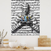 Muziek Man Poster (Keuken)