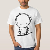 Muziek Man T-shirt (Voorkant)