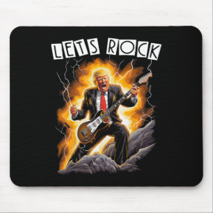 Muziek Mania Grappige Donald Trump Gitaar Spelend Muismat