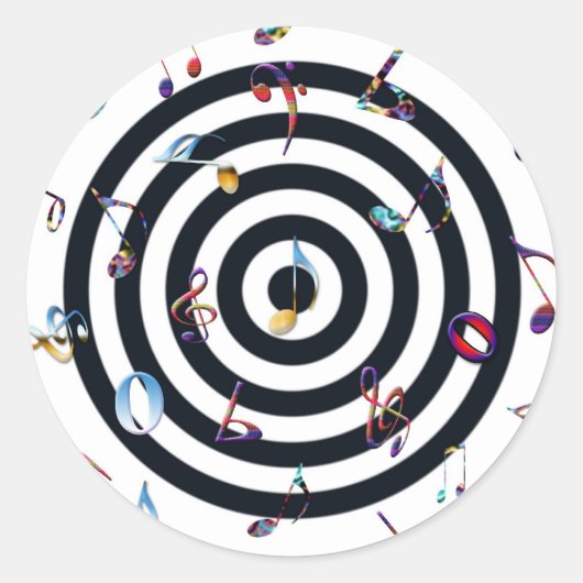 Muziek Mania - Sticker (Voorkant)