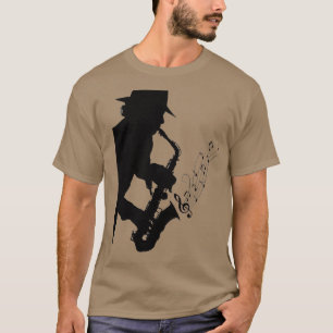 Muziek mannen t-shirts Soul saxofonist