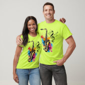 Muziek mannen t-shirts Soul saxofonist (Unisex)