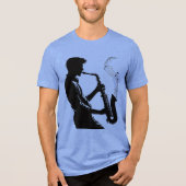 Muziek mannen t-shirts Soul saxofonist (Voorkant)