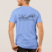 Muziek mannen t-shirts Soul saxofonist (Achterkant)