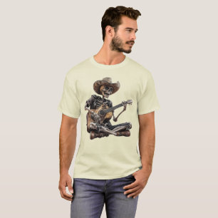 Muziek mannen Tshirts Jazz Gitaarspeler Brass