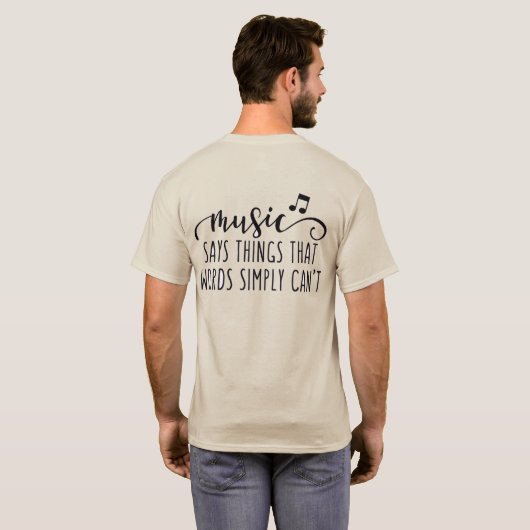 Muziek mannen Tshirts Jazz saxofonist Brass Gui (Achterkant volledig)