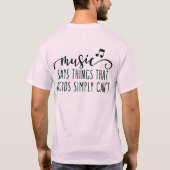 Muziek mannen Tshirts Jazz speler Brass Guitar (Achterkant)