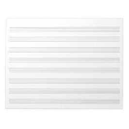 Muziek Manuscript Paper voor studenten en muzikant Notitieblok