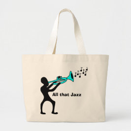 Muziek Mashup Muziek aan mijn oren crème tas