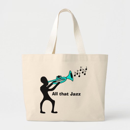 Muziek Mashup Muziek aan mijn oren crème tas (Voorkant)