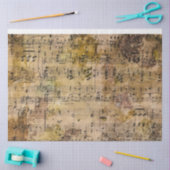 Muziek - Materieel afgedankte weefsels - eco-kleur Tissuepapier (Craft)