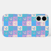 Muziek met basssleutel pastel patroon Case-Mate iPhone case (Achterkant (horizontaal))