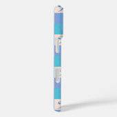 Muziek met basssleutel pastel patroon Case-Mate iPhone case (Achterkant / Rechts)