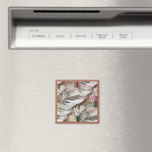 Muziek met Bloemen Magnet (Insitu (Vaatwasser))