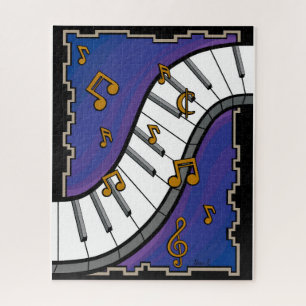 Muziek met de indruk Puzzle Legpuzzel