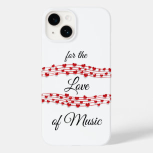 Muziek met een muzikaal hart "Voor de liefde van m Case-Mate iPhone 14 Hoesje