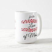 Muziek met een muzikaal hart "Voor de liefde van m Koffiemok (Voorkant rechts)