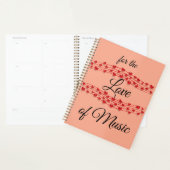 Muziek met een muzikaal hart "Voor de liefde van m Planner (Display)