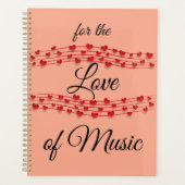 Muziek met een muzikaal hart "Voor de liefde van m Planner (Voorkant)