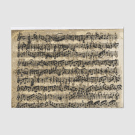  muziek met een vervormd Gold-blad Tissuepapier