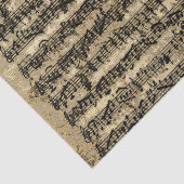  muziek met een vervormd Gold-blad Tissuepapier (Detail)