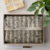  muziek met een vervormd Gold-blad Tissuepapier (Geschenk)