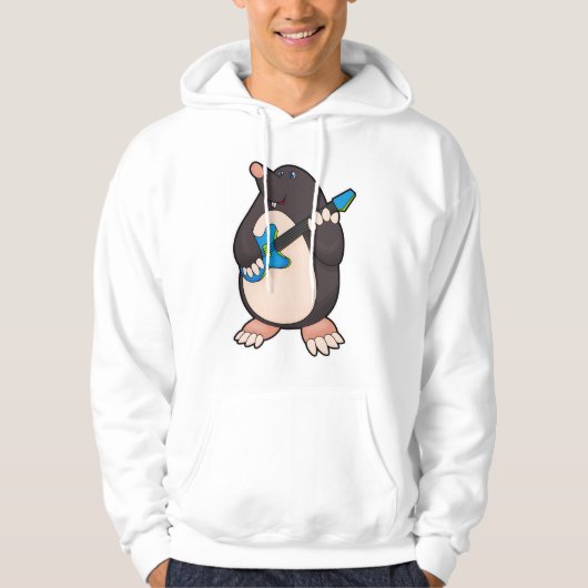 Muziek met gitaar hoodie (Voorkant)
