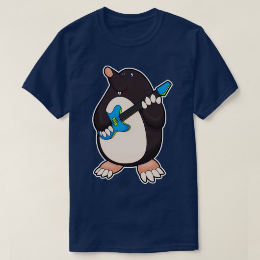 Muziek met gitaar t-shirt (Design voorkant)