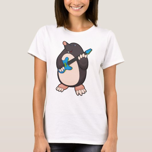 Muziek met gitaar t-shirt (Voorkant)