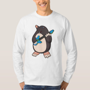 Muziek met gitaar t-shirt
