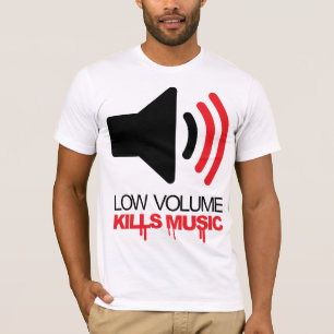 Muziek met lage volumes t-shirt