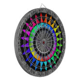 Muziek met multidoel kleurenprintplaat dartbord (Voorkant Links)