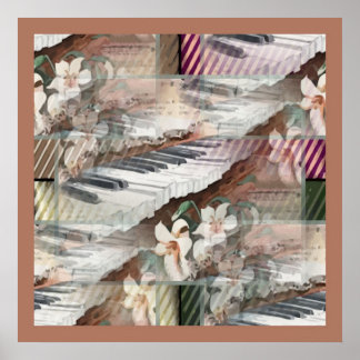 Muziek met Poster Flowers