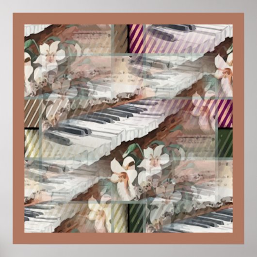Muziek met Poster Flowers (Voorkant)