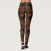 Muziek met Saxophone Violin Piano Leggings (Achterkant)