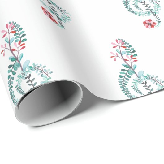 Muziek met Waterverf VerTreble Clef Pattern Cadeaupapier (Rol Hoek)