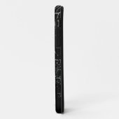muziek met zwarte nood op maat Case-Mate iPhone case (Achterkant/links)