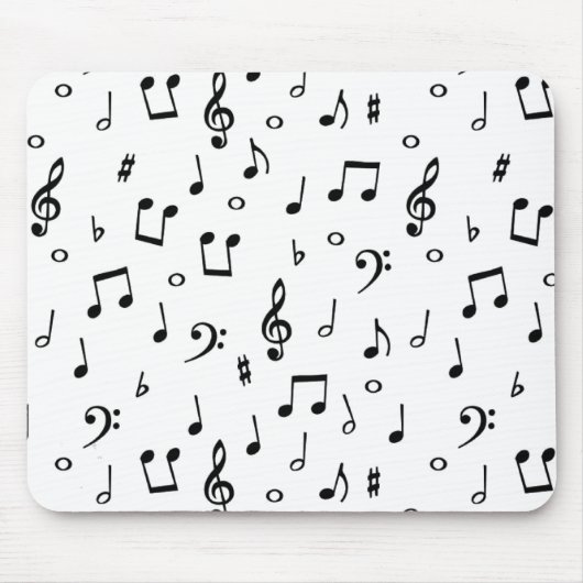 Muziek & mij_ Mousepad Muismat (Voorkant)