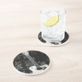 Muziek Mijn ballen Zandsteen Onderzetter (Zijkant)