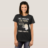 Muziek Mijn brein is 95 Song Lyrics & Cool T-shirt (Voorkant volledig)