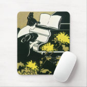  muziek, Miss Traumerei die Piano speelt, Reed Muismat (Met muis)