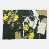 muziek, Miss Traumerei die Piano speelt, Reed Theedoek (Horizontaal)