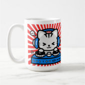 Muziek mok met kat ,Cute kat mok (Links)