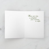 Muziek morende oogbloemen kaart (Binnen)