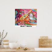 Muziek/Música Poster (Keuken)