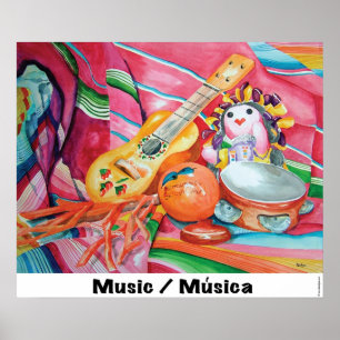 Muziek/Música Poster