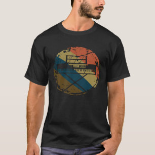 Muziek Musicus Pianist Cadeau Vintage Toetsenbord T-shirt