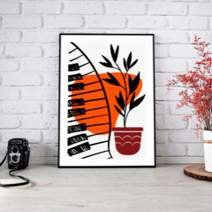 Muziek Muur Art Decor Canvas Afdruk