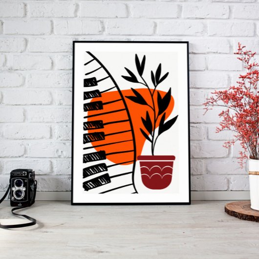 Muziek Muur Art Decor Canvas Afdruk